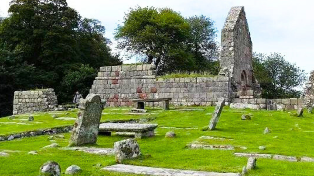 St Blane's Chapel ruins on the Isle of Bute