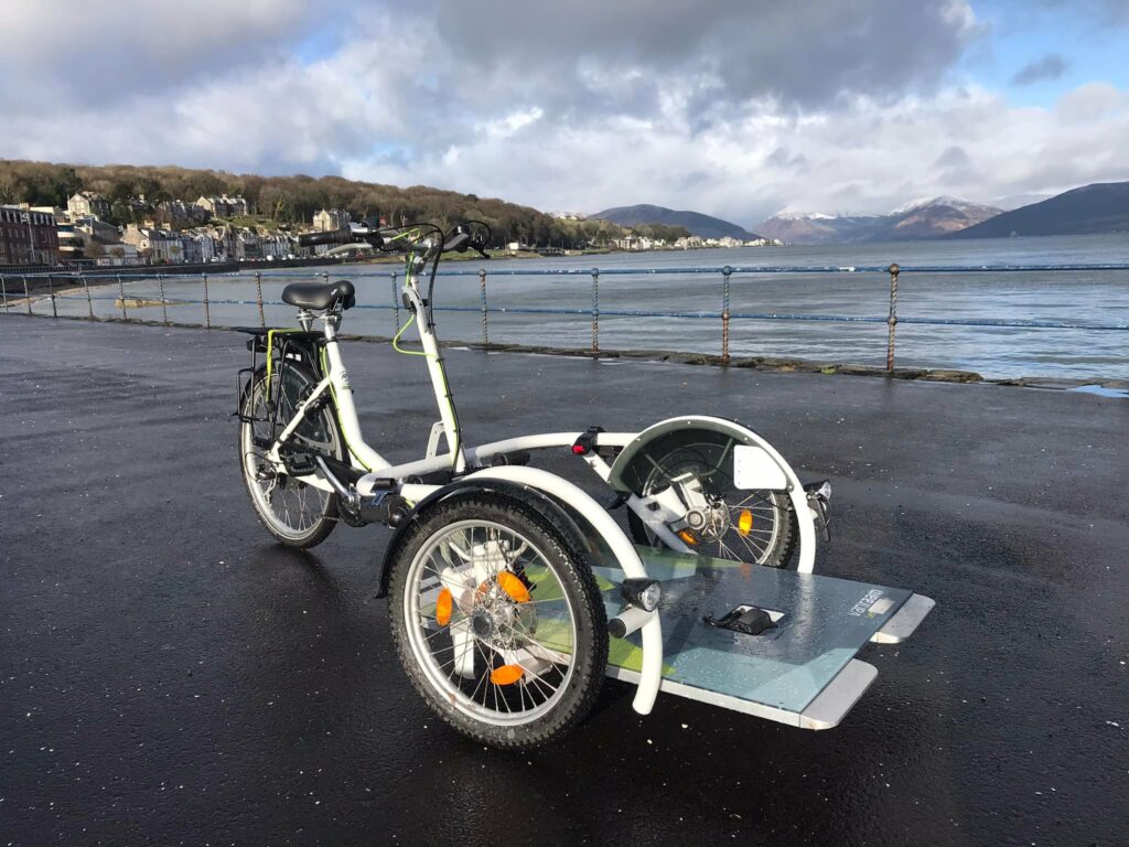 accessible bike on pier